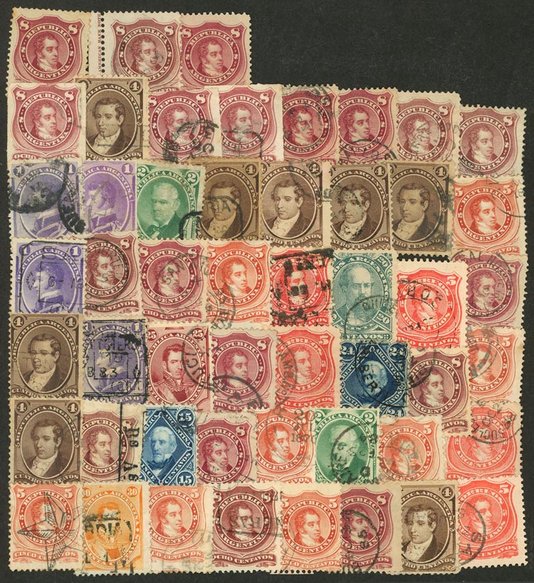 Lot 1123 - Argentina Lots and Collections -  Guillermo Jalil - Philatino Auction # 2635 ARGENTINA: 