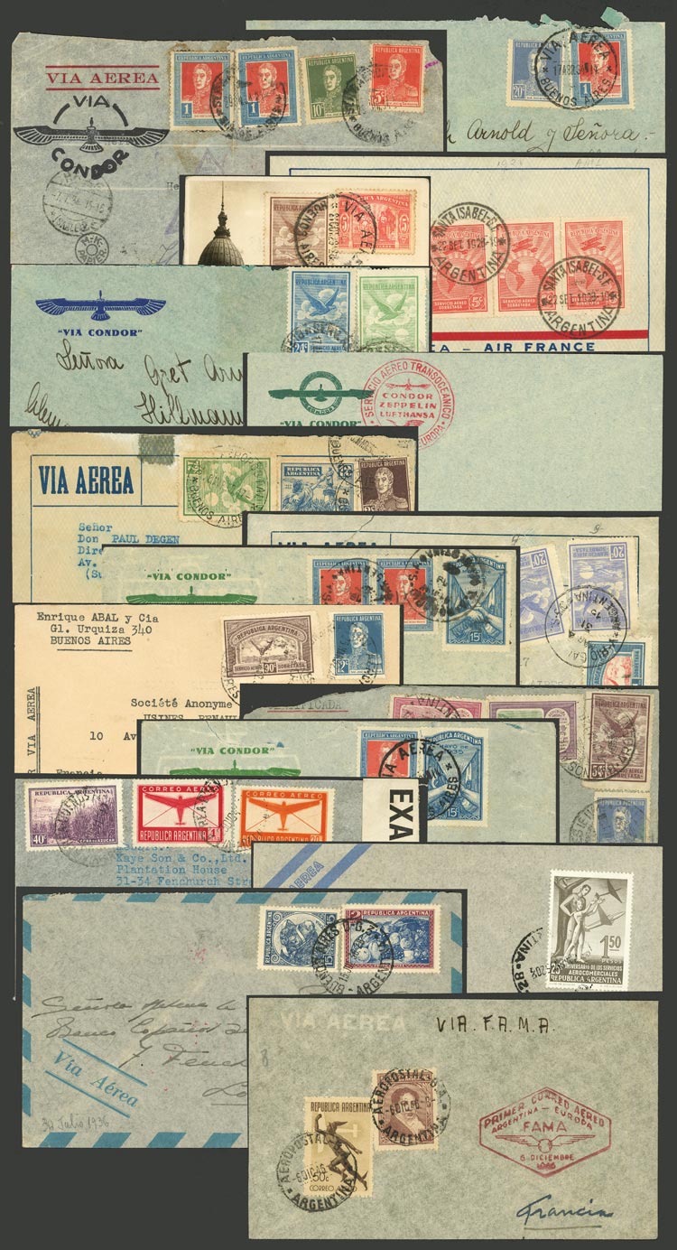 Lot 1010 - Argentina postal history - Guillermo Jalil - Philatino Auction # 2635 ARGENTINA: Lot 1010 - Argentina postal history - Guillermo Jalil - Philatino Auction # 2635 ARGENTINA: