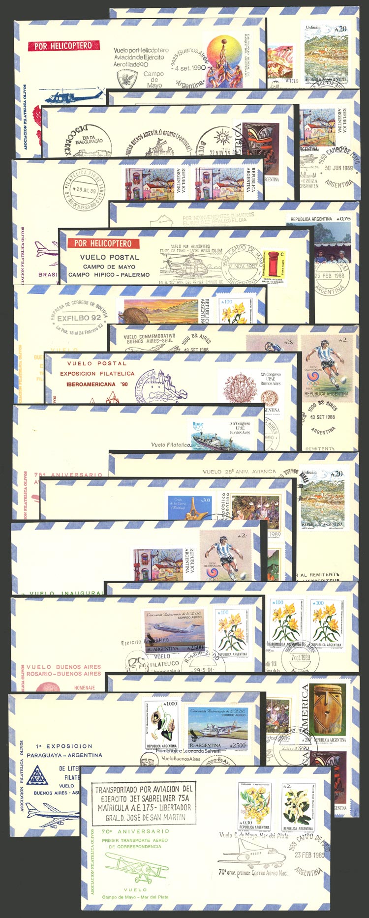 Lot 1118 - Argentina postal history -  Guillermo Jalil - Philatino Auction # 2635 ARGENTINA: 